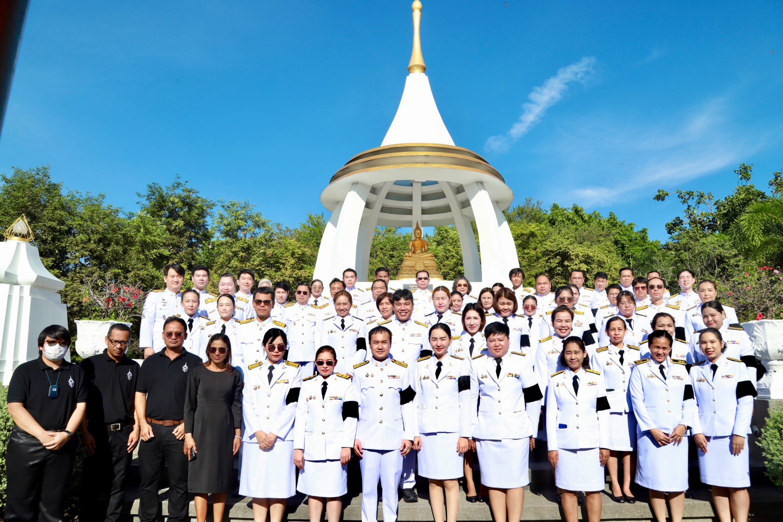 จัดพิธีบำเพ็ญกุศลสตมวาร (100 วัน) เพื่ออุทิศถวายแด่ สมเด็จพระเจ้าลูกเธอ เจ้าฟ้าพัชรกิติยาภา นเรนทิราเทพยวดี กรมหลวงราชสาริณีสิริพัชร มหาวัชรราชธิดา