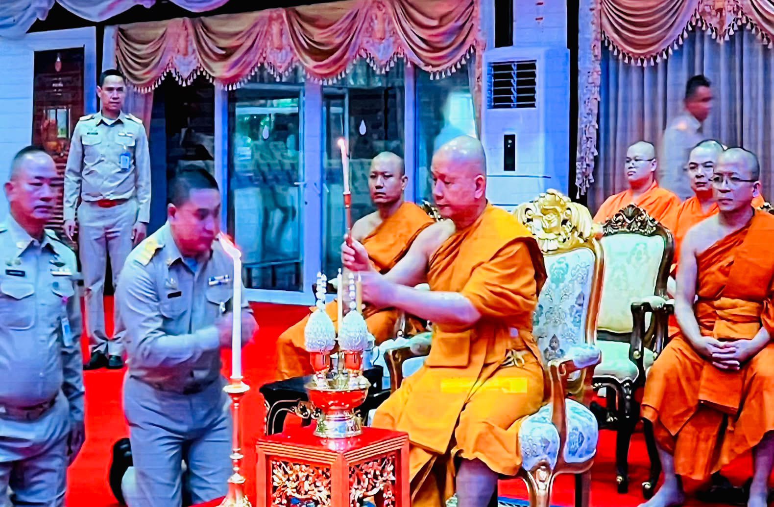 ร่วมงานเทศน์มหาชาติเวสสันดรชาดกเฉลิมพระเกียรติสมเด็จพระสังฆราช